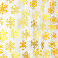 Snowflake-Snow Gold Christmas Party-Decoration Garland - 52ft Winter Wonderland Frozen Ornaments Hanging Paper Streamers,New Years Birthday Baby Shower Bachelorette Wedding Ceiling Decor Hugfond
