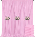 30x10ft Backdrop Curtains for Parties, 6 Panels 5x10ft Photography Backdrop Curtain with Rod Pocket,Backdrop Polyester Background Drapes,Wedding Backdrop Drapes for Birthday Baby Shower Home Decor