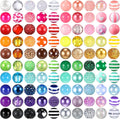 huquary 200 pcs 20mm round beads rhinestone for, main product view