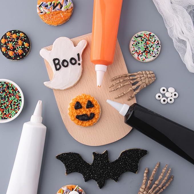 Sweets Indeed Halloween 6-Cell Sprinkle Jar – 6 Variety Sprinkle Compartments | Edible Cake Decorations for Cupcakes, Cookies, Cakes & Desserts | 6.45 oz