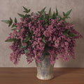 17"lifelike artificial nandina berry stems for vase decor(dusty, main product view