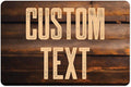 Custom Sign, Custom Street Sign, 11 Font Colors, 13 Font Styles, 4 Hole Options, 22 Sizes, 12x18 Inches, Rust Free DiBound, Fade Resistant, Made in USA by My Sign Center (Vintage Wood)