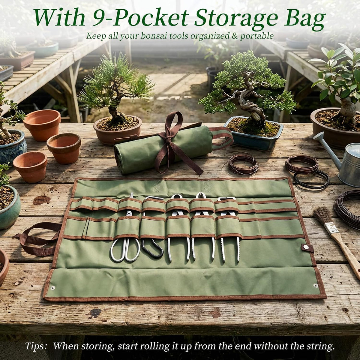 5 Piece Bonsai Tools Set
