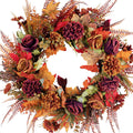 fall wreaths for front door 22 inch autumn, main product view