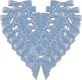 50pcs 1-1/2" Mini Light Blue Satin Ribbon Bows Without Twist Ties for Crafts Gift Wrapping Packing Christmas Baby Shower Decoration (Light Blue)