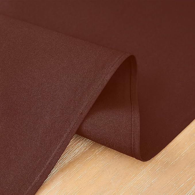 2 Pack Chocolate Long Table Runner 12 x 108 Inch Solid Color Farmhouse Runners Coffee Table Dresser for Daily Party Home Decoration