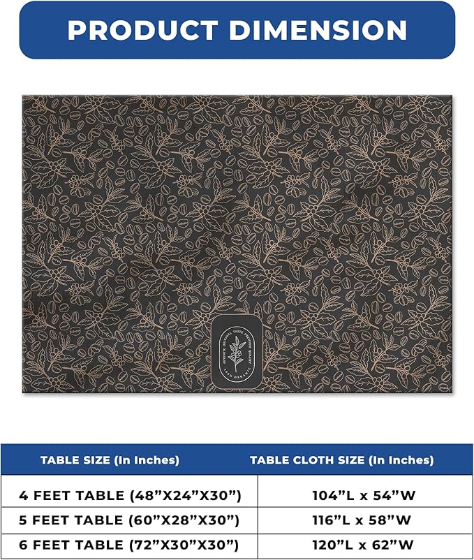 DreamController Custom Table Cloth for 4ft/5ft/6ft Table with Business Logo, Image or Text Personalized Table Cover for TradeShows, Events, Birthday, Wedding | Made in USA | Fast delivery | HD Print