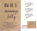 All Ewired Up How Big is Mommy's Belly? Kraft (54 Pieces) Fun, Easy Baby Shower Game, Gender Neutral Unisex