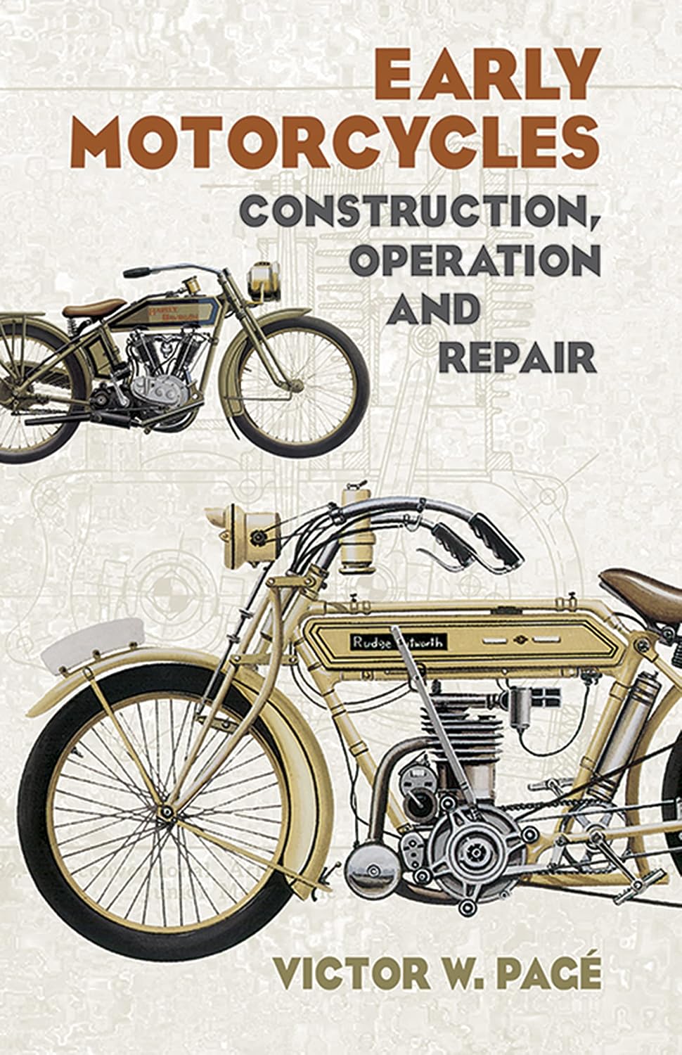 early motorcycles: construction, operation and repair (dover transportation), main product view