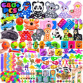 Kiss Monkey 640 PCS Party Favors for Kids, Fidget Toys Bulk, Prize Treasure Box Toys for Classroom, Goodie Bags Stuffers for Kids, Pinata Stuffers for Kids, Birthday Gifts, Carnival Prizes