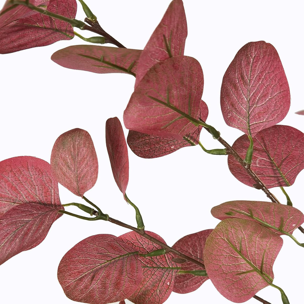 artificial eucalyptus tree for fall decor, 6 ft shown in use