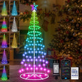 4ft smart led christmas cone tree light, prelit, main product view