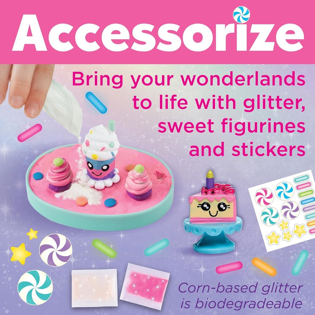 Creativity for Kids Make Your Own Water Globes: Sweets Kit | Sculpt, Decorate & Shake 2 DIY Snow Globes | Fun & Mess-Free Craft Kit for Girls | Encourages Sensory Play & Fine Motor Skills (Ages 6+)