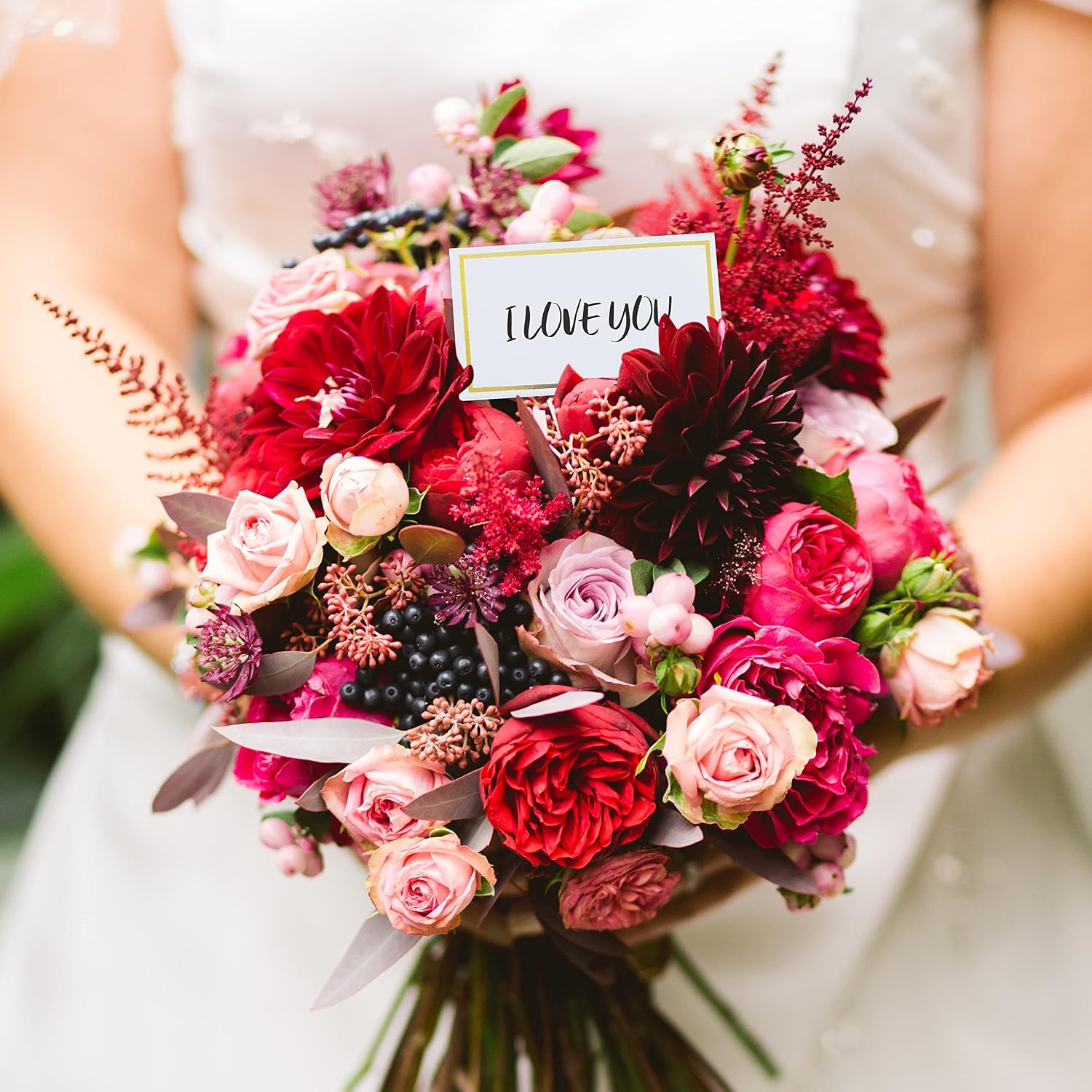 Place Cards Pack of 100 Premium Tent Name Place Cards for Table Setting with Gold Foil Border 2x3.5 inches - Perfect for Weddings, Banquets Dinner Parties and any other Events