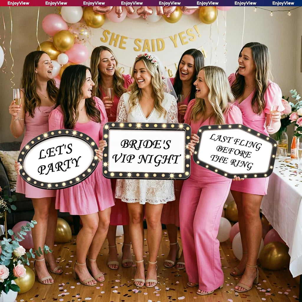 Custom Wedding Bottle Service Sign for Entrance, Bridal Party Entrance Props, Club Style Wedding Decor, After Party & Nightclub Theme, Personalized Name & Text Printed Sign, 12-24", 1Pack