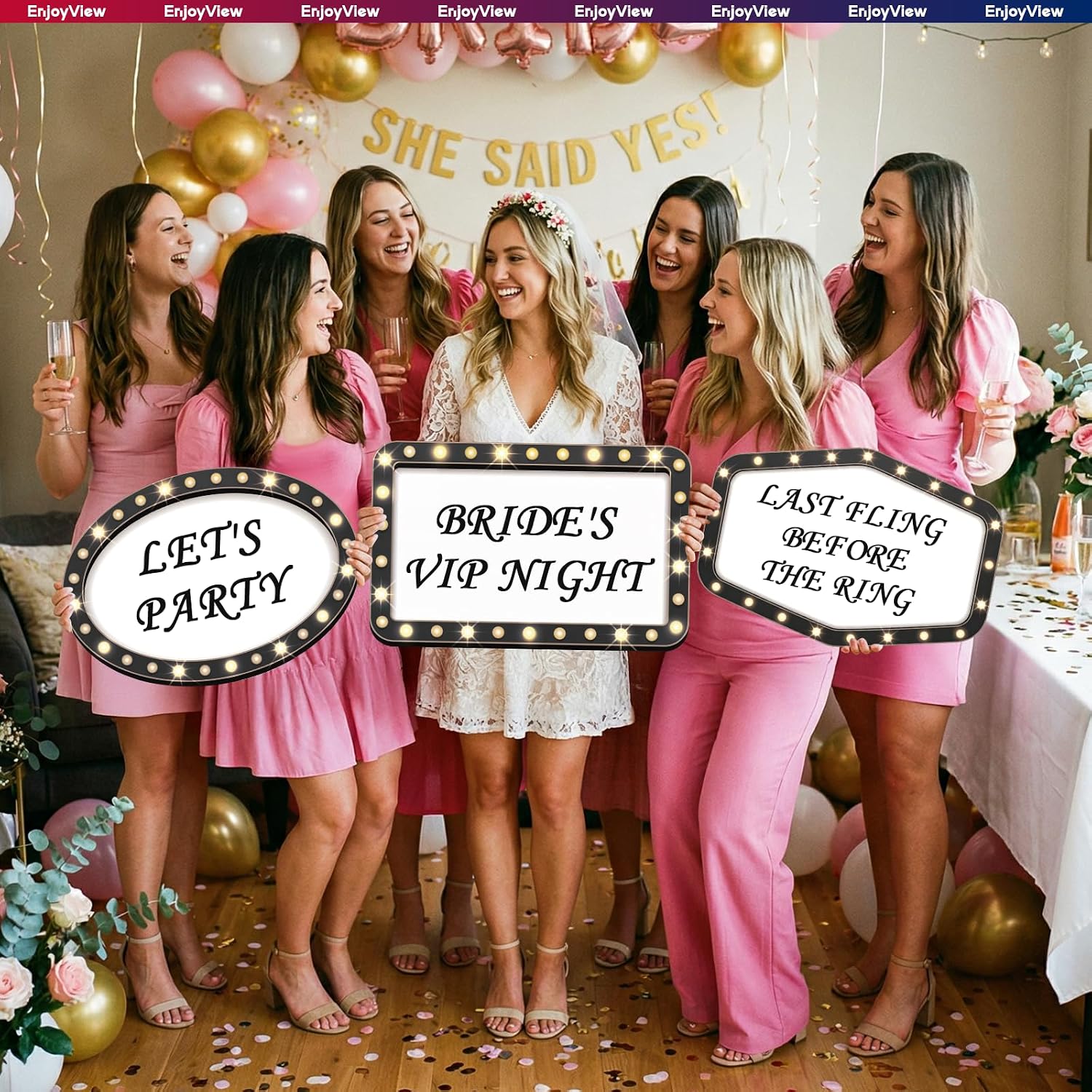 Custom Wedding Bottle Service Sign for Entrance, Bridal Party Entrance Props, Club Style Wedding Decor, After Party & Nightclub Theme, Personalized Name & Text Printed Sign, 12-24", 1Pack