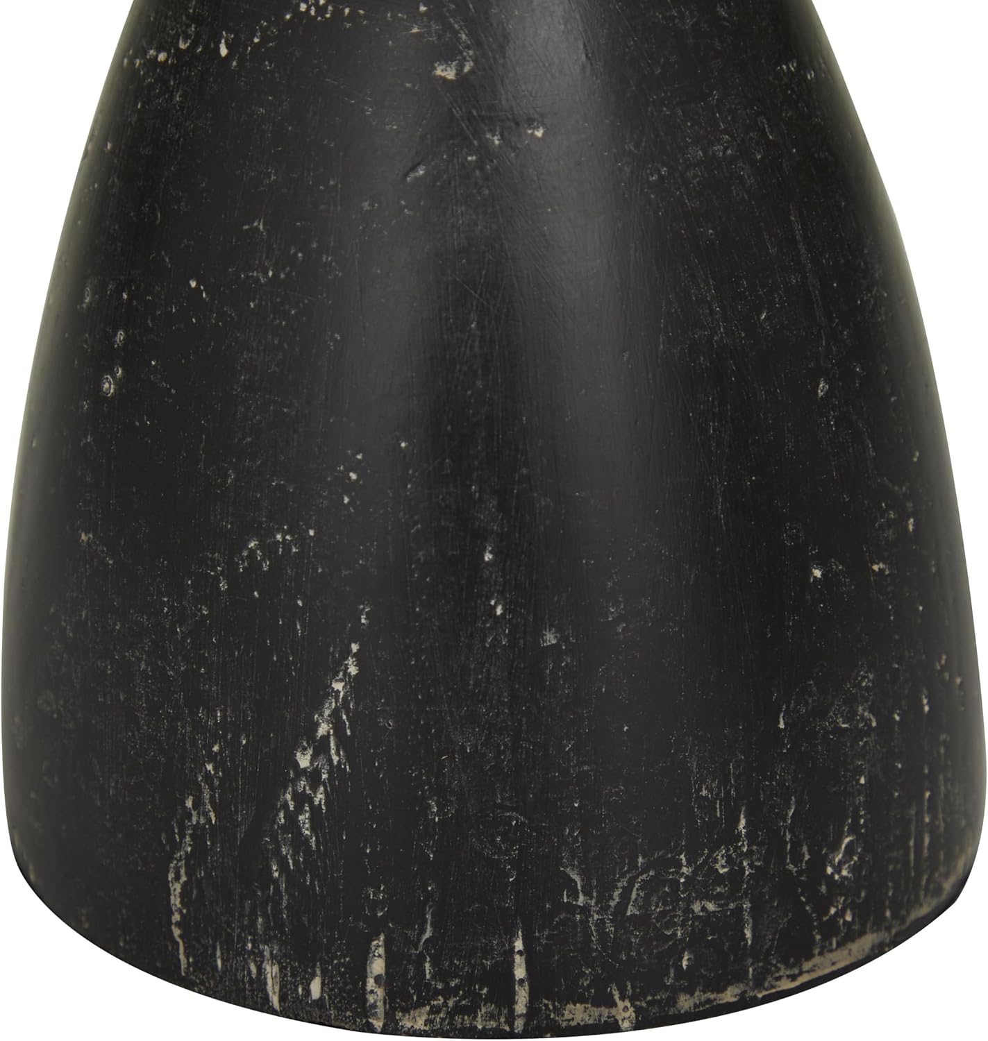 Deco 79 Wood Decorative Candle Holder Candle Stand, Set of 3 Candlestick Holder 6", 5", 4"H, Black