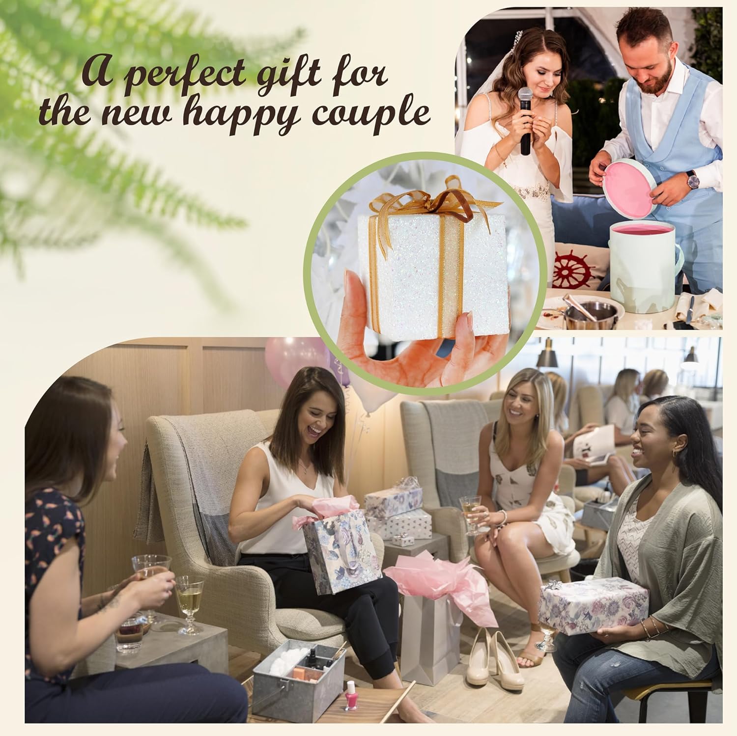 STOFINITY Advice And Wishes For The Mr And Mrs - Bridal Shower Advice Cards, Bridal Shower Games, Wedding Decorations, Advice For The Groom And Bride Box, Wedding Games For Reception