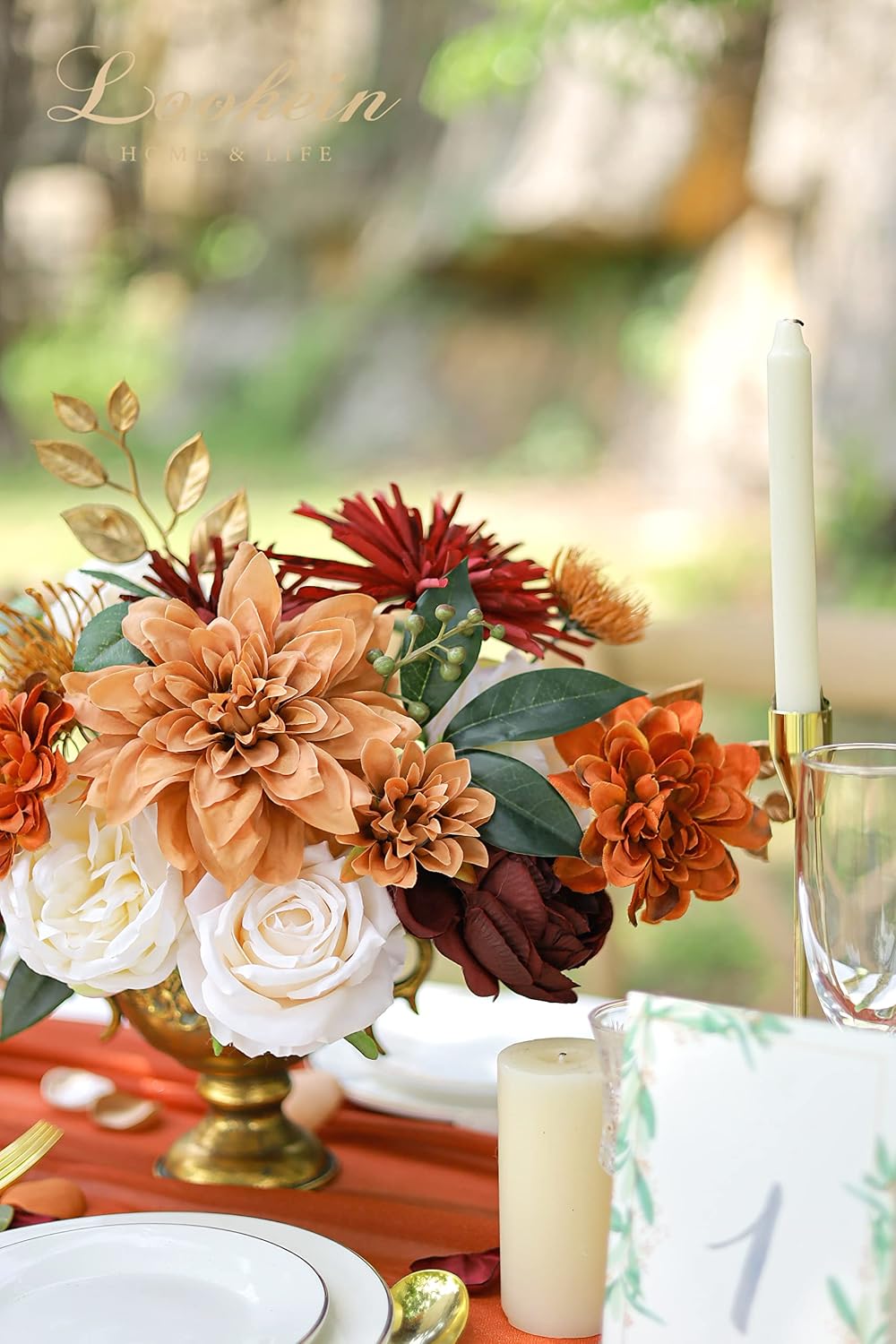 lookein artificial flowers for diy wedding decoration bridal showing dimensions