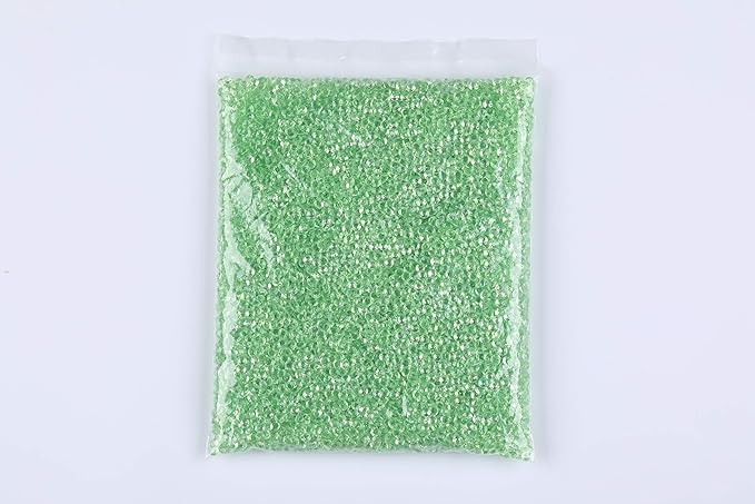 10000 pcs/Pack Wedding Table Scatter Confetti Crystals Acrylic Diamonds Vase Fillers 4.5 mm Rhinestones for Wedding, Bridal Shower, Vase Beads Decorations (Light Green)