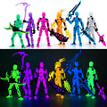 [6 pack] titan 13 action figures set, 3d, main product view