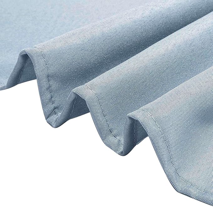 Efavormart 70" Square Linens Dusty Blue Wholesale Linens Polyester Square Linen Tablecloth for Wedding Banquet Party Restaurant