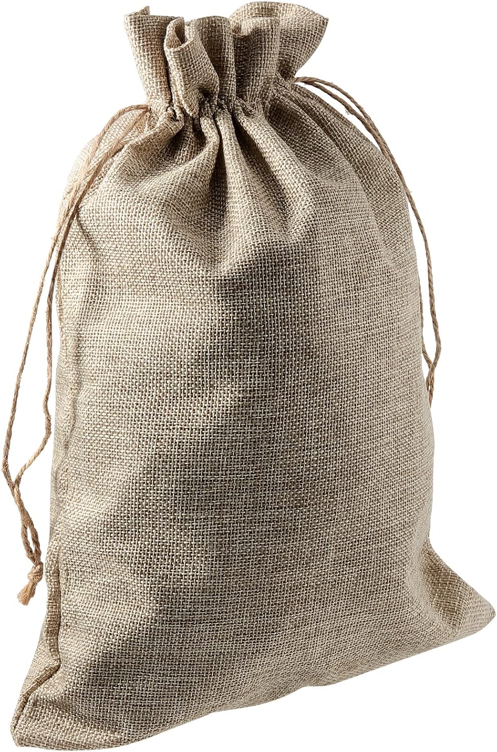 mouyat 30 pcs 10 x 14 inch burlap showing dimensions