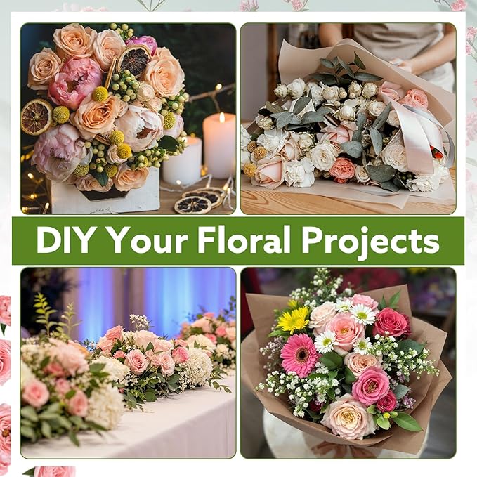 6Pcs Floral Foam Blocks for Fresh and Artificial Flower Arrangements, (Larger Size 8.86" L x 4.13" W x 2.76" H) Flower Foam Bricks Florist Foam for Wedding, Birthdays, Home, Office,DIY Craft