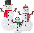 best choice products 4ft 3-piece 2d lighted christmas, main product view