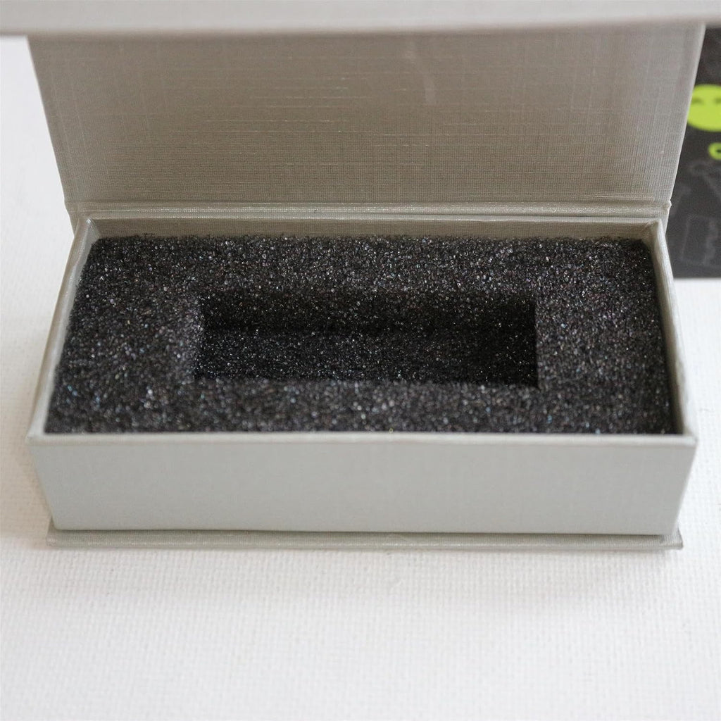 silver grey magnetic usb presentation gift boxes, flash, package contents