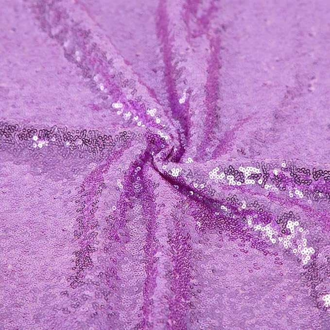 JYFLZQ Lavender Sequin Backdrop Curtains 6ft x 8ft 1 Panel Glitter Photo Booth Backdrops Sparkly Photography Background Drapes for Parties Wedding Bridal Showers