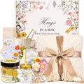 Get Well Soon Gifts for Women, Sunflower Birthday Gifts Women Mom Wife | Care Package Spa Gifts with 30 Affirmation Cards Jar Flower, Sympathy Gift Box, Christmas Gift Baskets for Woman