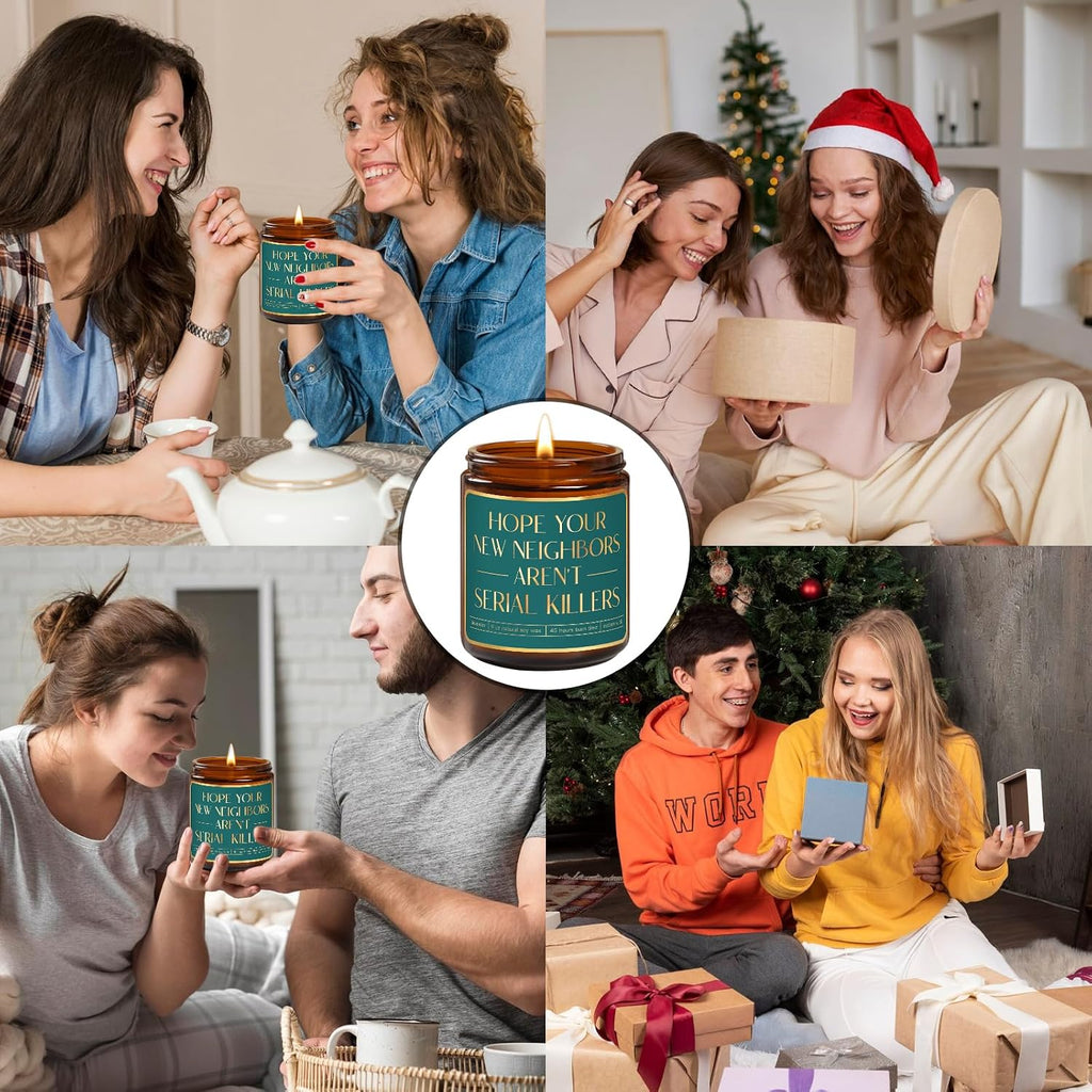 House Warming Gifts New Home,Housewarming Gift,House Warming Gifts for New House,New Home Gift for Homeowner,Funny Housewarming Candle for Neighbor,Couple,Friend,Sister,Women,Men
