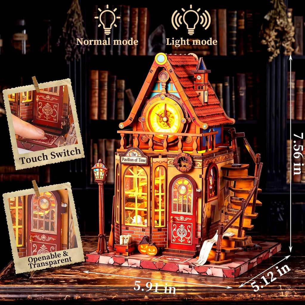 book nook kit – wheel of time, 3d shown in use