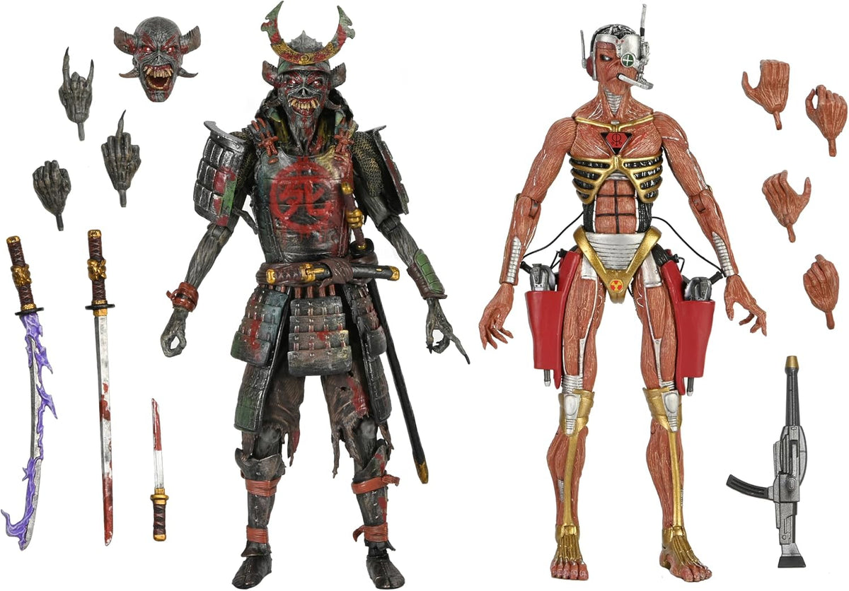 NECA Iron Maiden Future Past World Tour Ultimate Senjutsu Eddie and Somewhere...