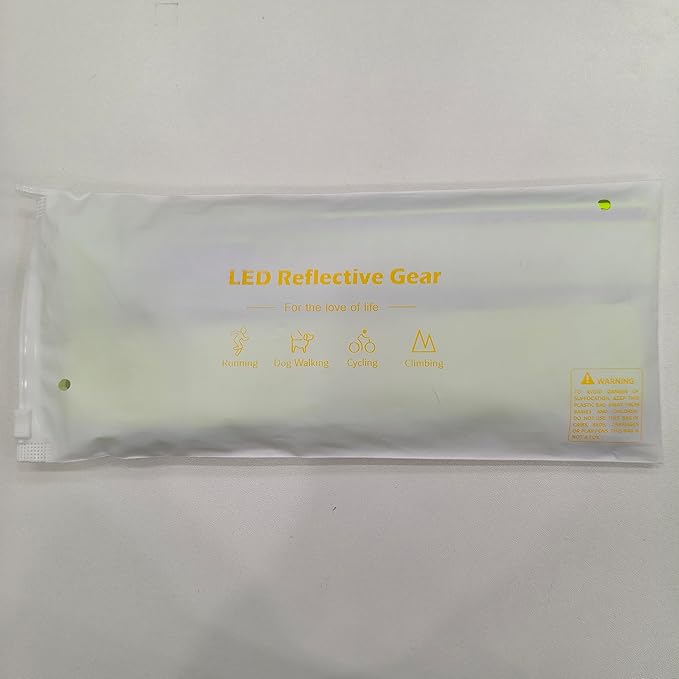 LED Armband for Running(2 Pack),Light Up Arm Bands for Night Walking Running,Rechargeable Lights for Runners,High Visibility Reflective Running Gear Adjustable Light Up Wristbands