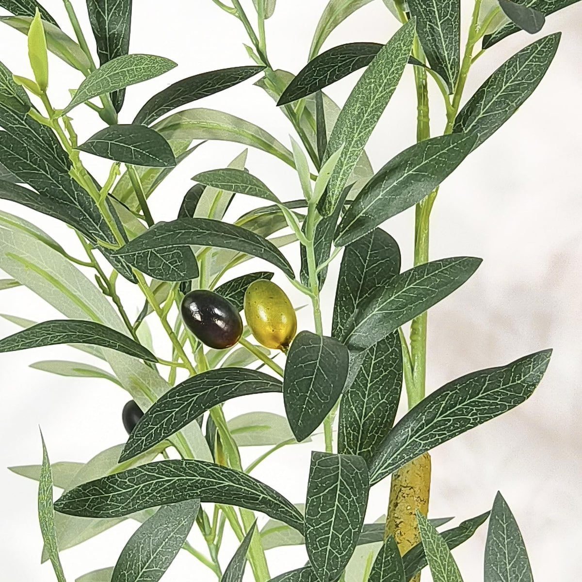 6ft olive trees artificial indoor - realistic artificial on a desk or shelf