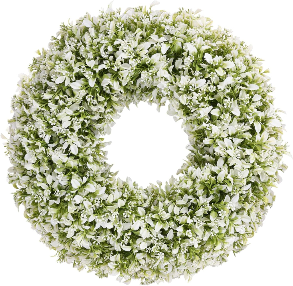 u'artlines 20 inch boxwood wreaths for front door, main product view