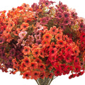 16 bundles uv resistant artificial fall mums outdoor, main product view