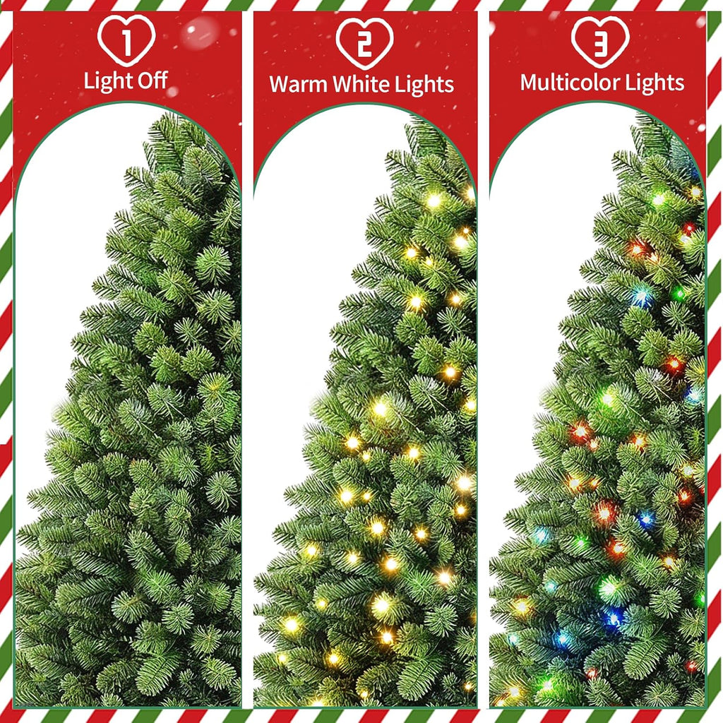6ft pre-lit christmas tree with remote control & on a desk or shelf