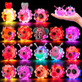 Party Favors for Kids, 18 Pack Light Up Animal Pop Fidget Toys, Birthday Party Gifts, Goodie Bag Stuffers, Pinata Stuffers, Classroom Rewards & Treasure Box Prizes
