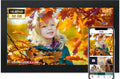 glusine digital photo frame with 15.6 inch touch, main product view