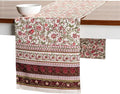 Maison d' Hermine Table Runner 100% Cotton Double Layer Table Runners 108 inches Long for Thanksgiving Christmas Decorations Home Kitchen Dining Party Wedding (Reveillon Au Jardin, 14.5" x 108")