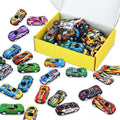 Vileafy 30 Mini Race Cars for Classroom Prizes, Party Favors for Kids 4-8 Years Old, Bulk Small Pull Back Car Toys for Treasure Box, Mini Toys Cars for Boys and Girls Goodie Bag Stuffers for Kids