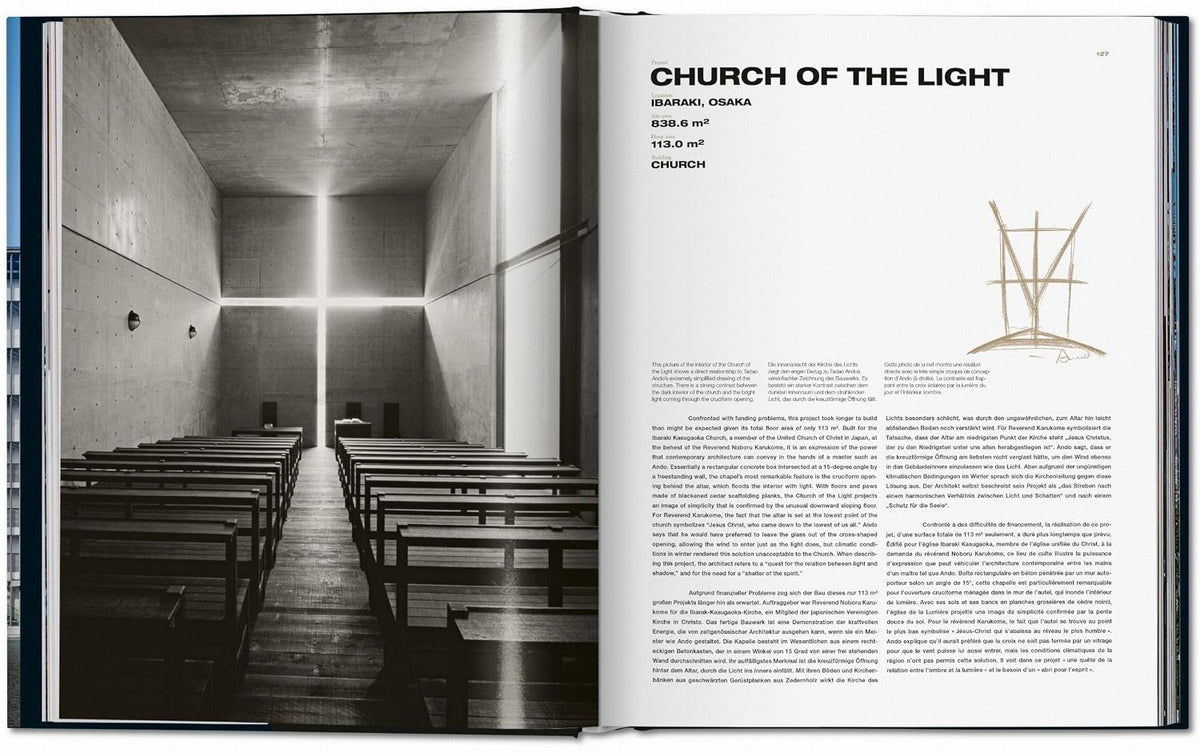 ando. complete works 1975–today. 2019 edition (multilingual edition) shown in use
