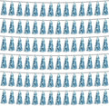 6P Light Blue Foil Fringe Metallic Tassel Streamers Banner Tassel Garland for Parade Floats, Bachelorette, Wedding, Birthday, Graduation, Christmas, Bridal/Baby Shower Party Decorations
