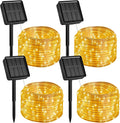 brightown 4 pack 39ft 100led warm white solar, main product view