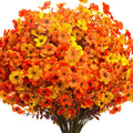 16 bundles uv resistant artificial fall flowers faux, main product view