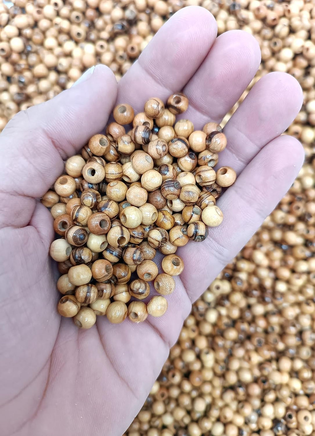 zuluf 5mm olive wood religious beads for jewelry, main product view