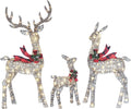 58 inch 3d woven large lighted christmas deer, main product view